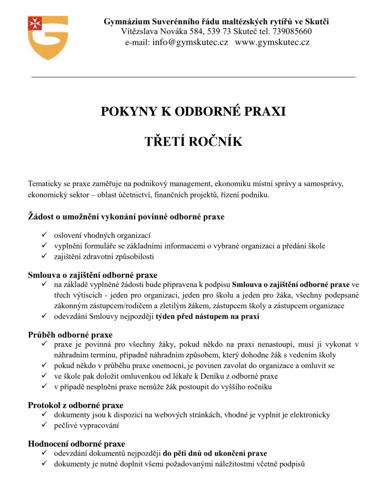 Pokyny.